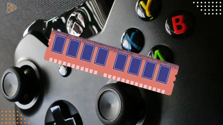 Imagen de un control de Xbox con una memoria DRAM