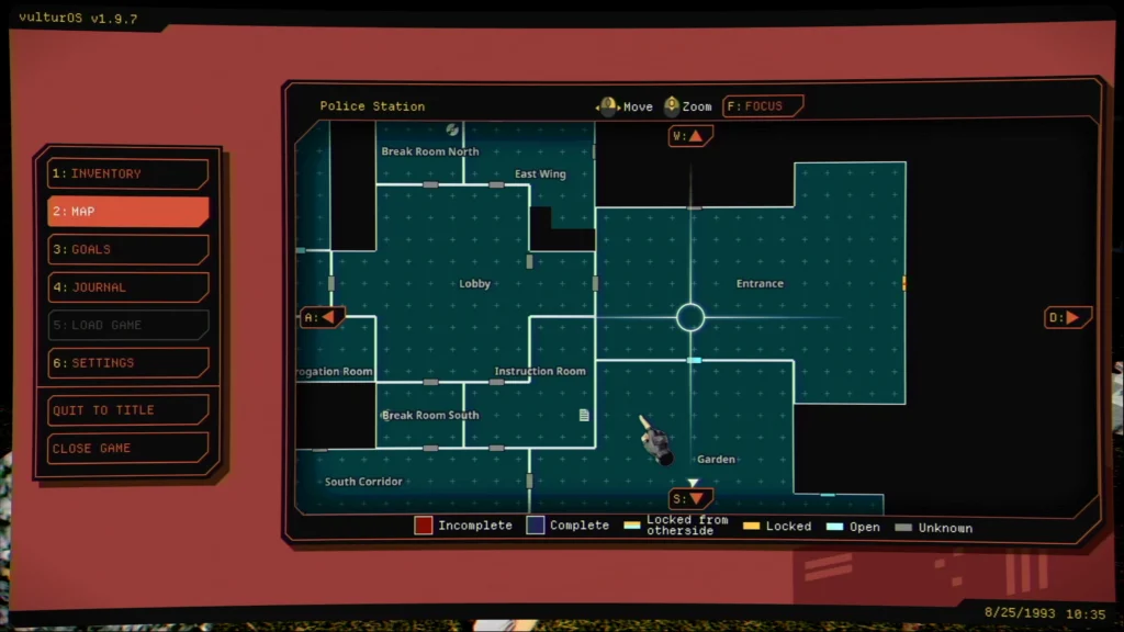 Vultures: survival horror que se juega lento 11 Vultures map 11zon