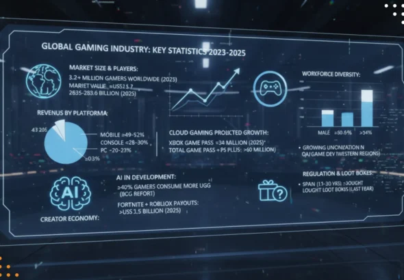 Portada de la noticia/reportaje Industria del gaming 2026: crecimiento y consolidación