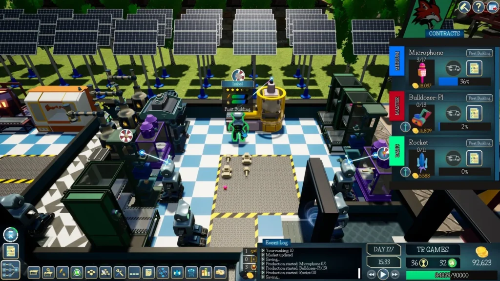 Gameplay de Smart Factory Tycoon