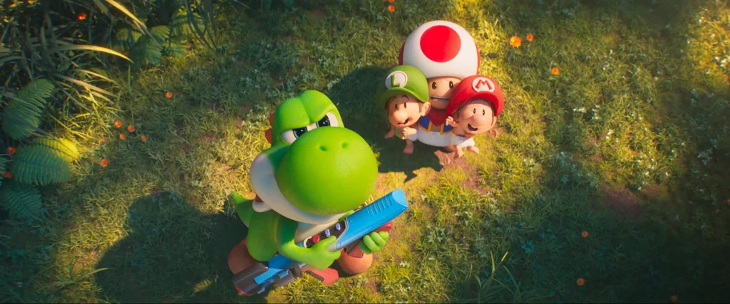 Super mario galaxy movie still