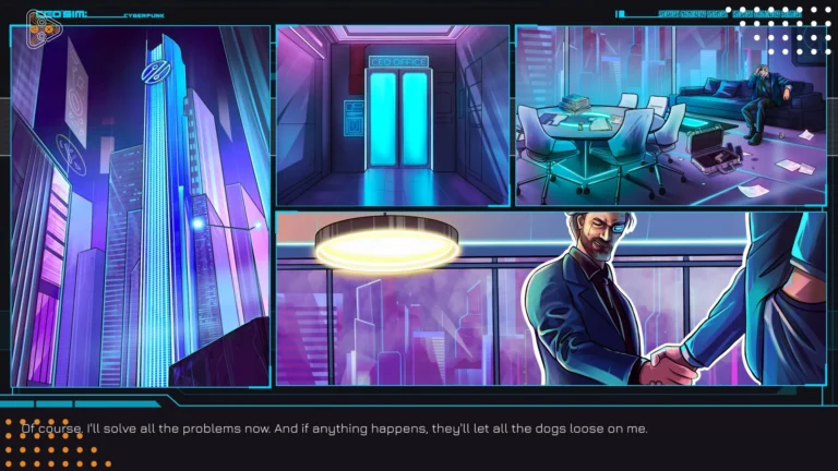 CEO Sim Cyberpunk: estrategia económica cyberpunk