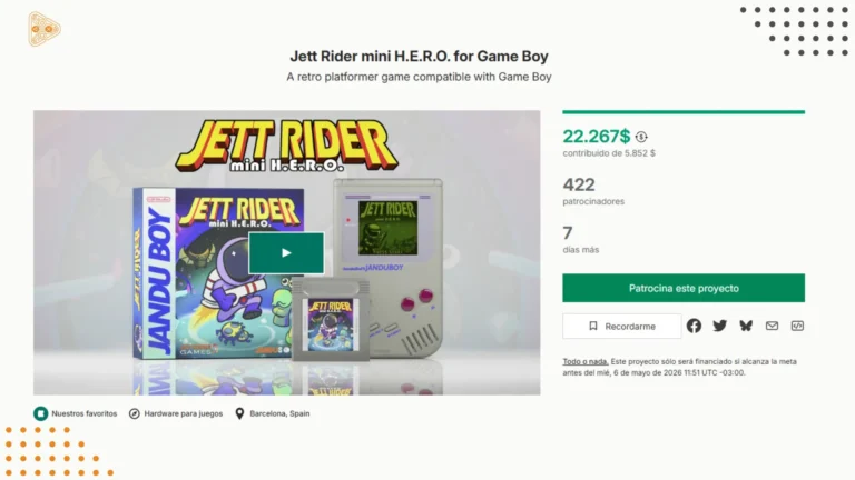 Jett Rider supera 400% de financiación en Kickstarter