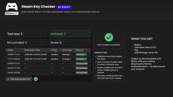 rokkySteam key checker 2