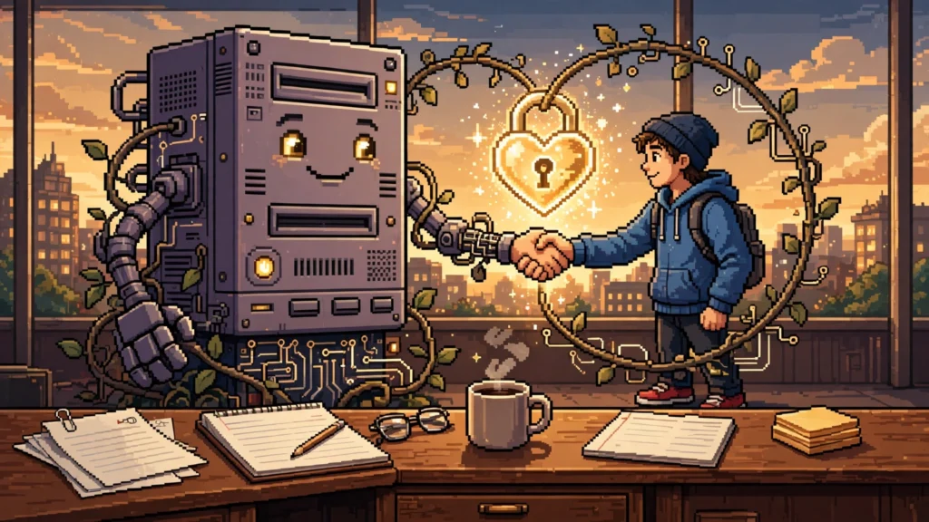 gamer console heart lock
