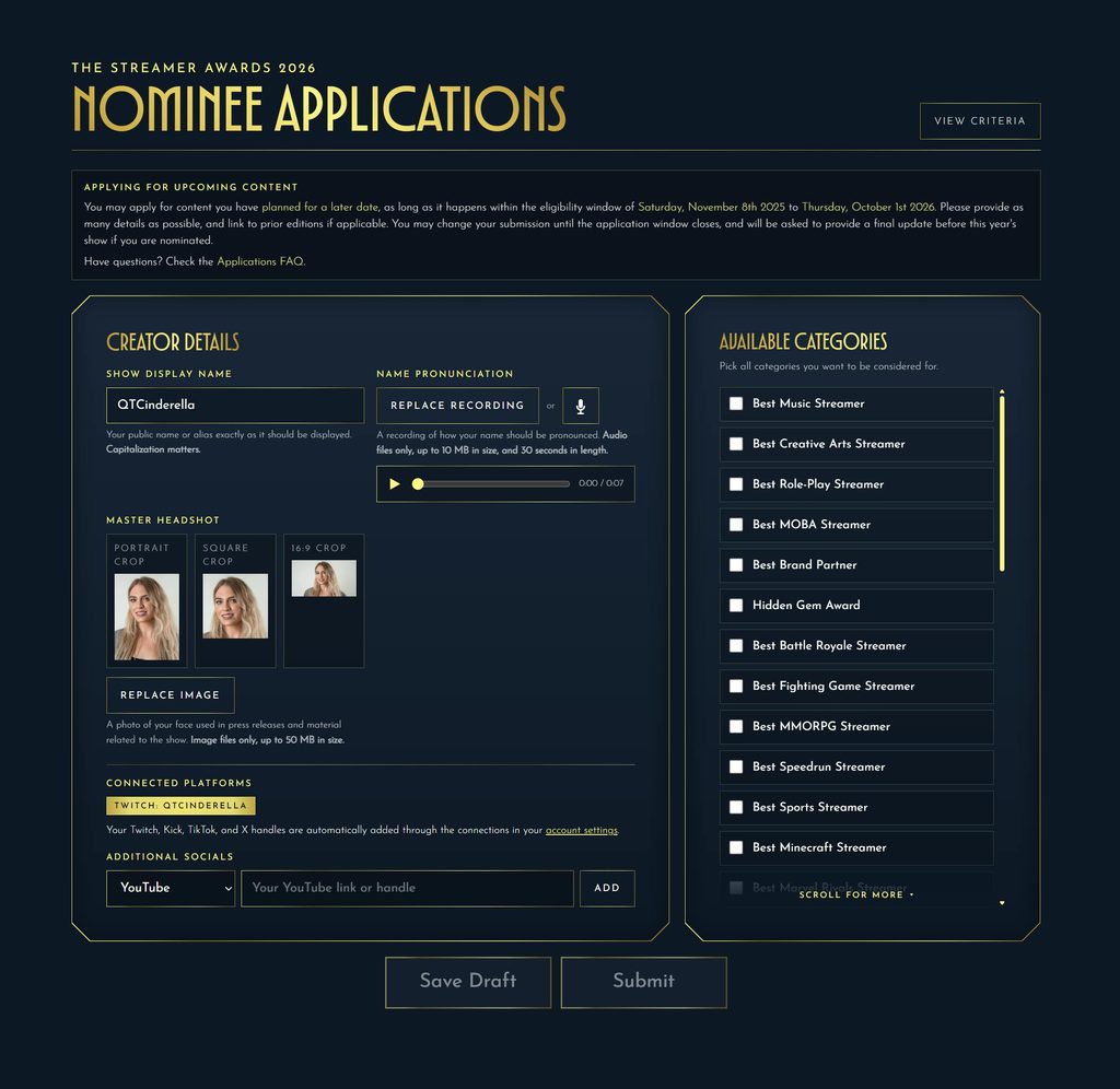 Streamer Awards 2026 Image 1