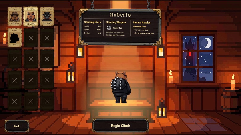 capycharacter select